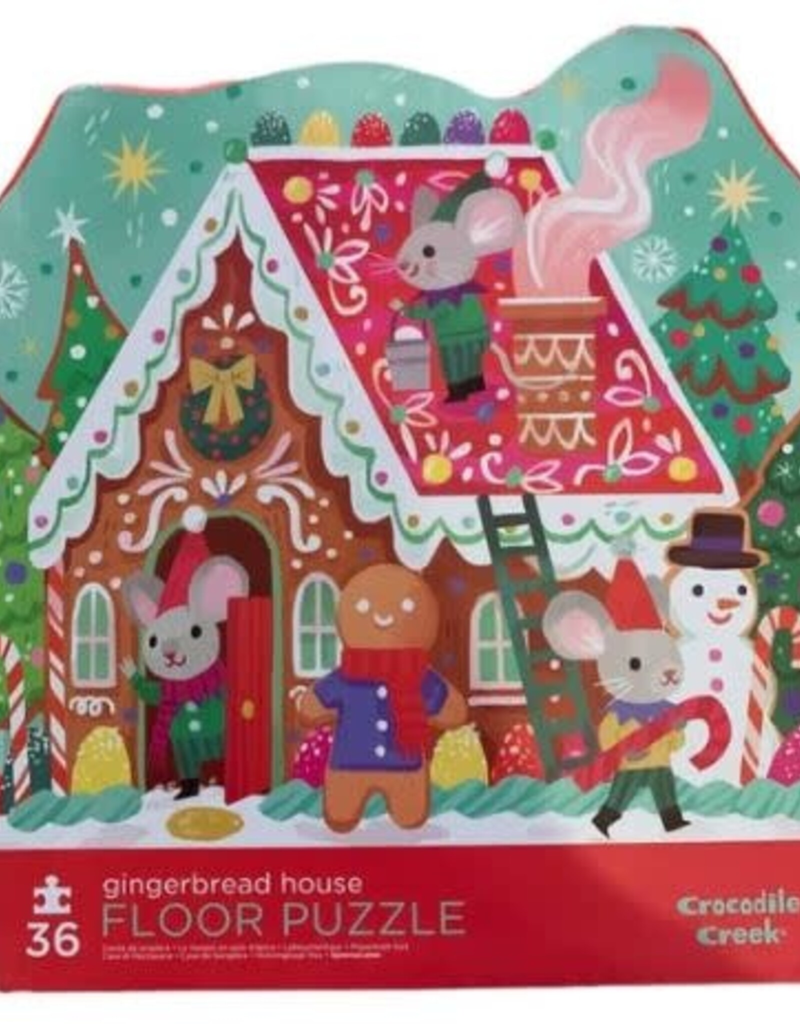 Crocodile Creek 36-PC PUZZLE /GINGERBREAD HOUSE