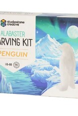Studiostone Creative Penguin Alabaster Carving Kit 8+