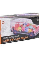 Light Up Transparent SUV 6.5"