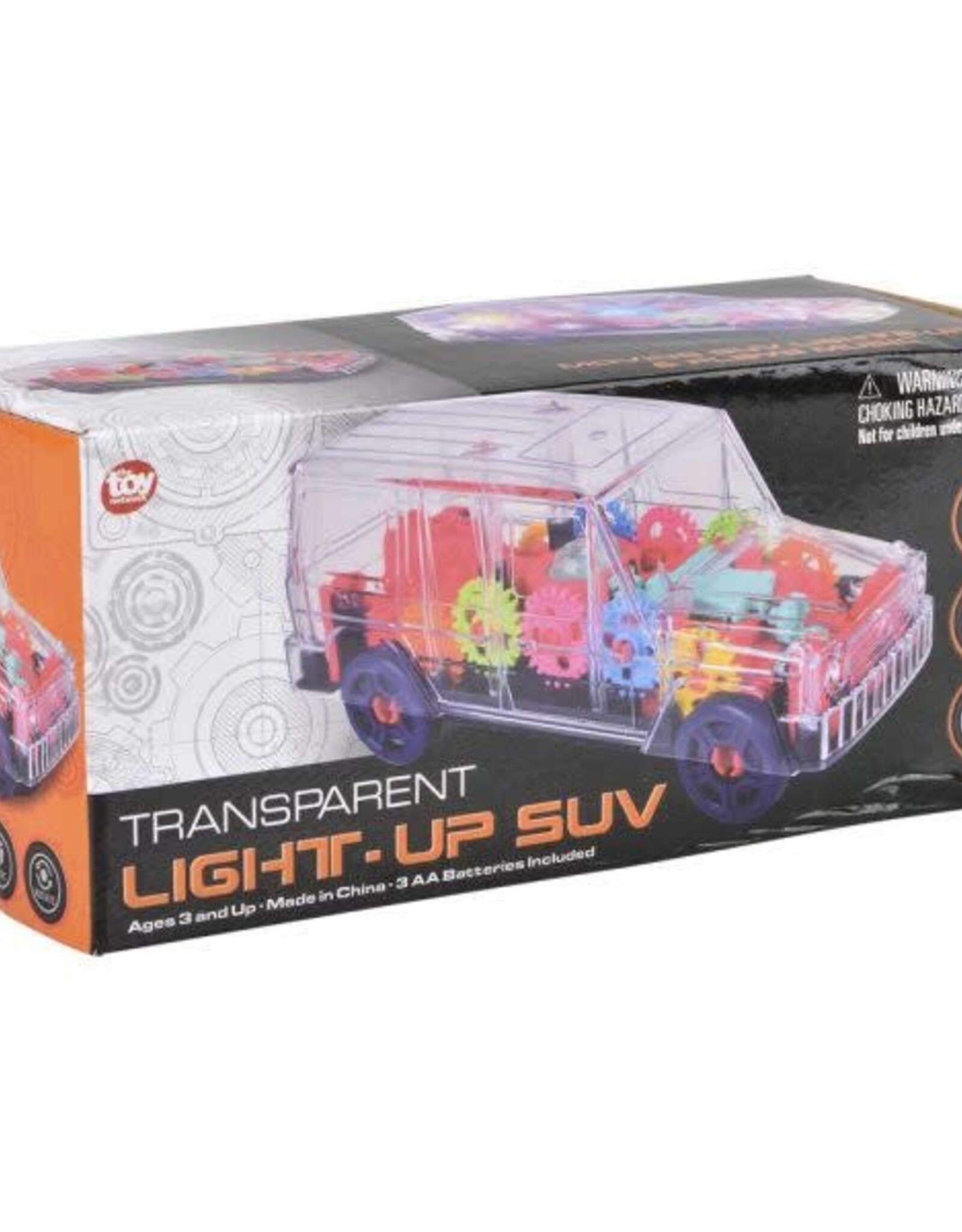 Light Up Transparent SUV 6.5"