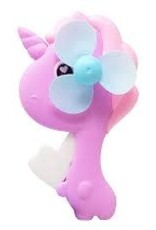 Zibbers Hand Crank Fan - Unicorn