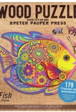 Peter Pauper Press FISH WOOD JIGSAW PUZZLE (179 PIECES)