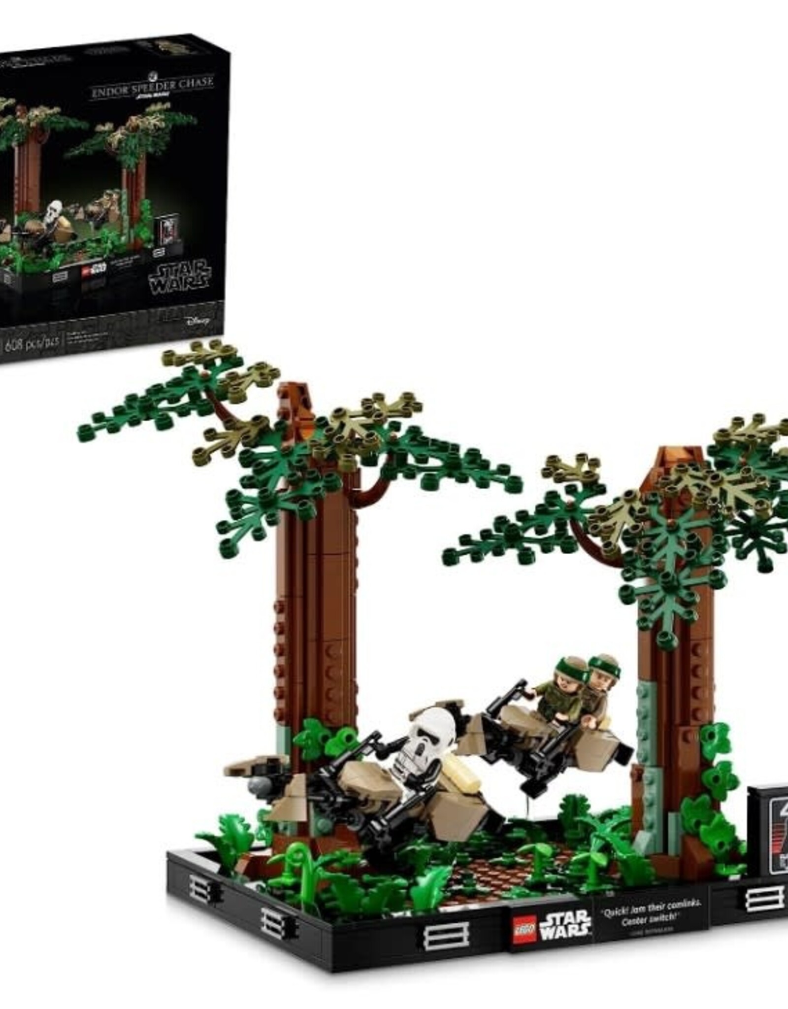 LEGO 75353 Endor Speeder Chase Diorama