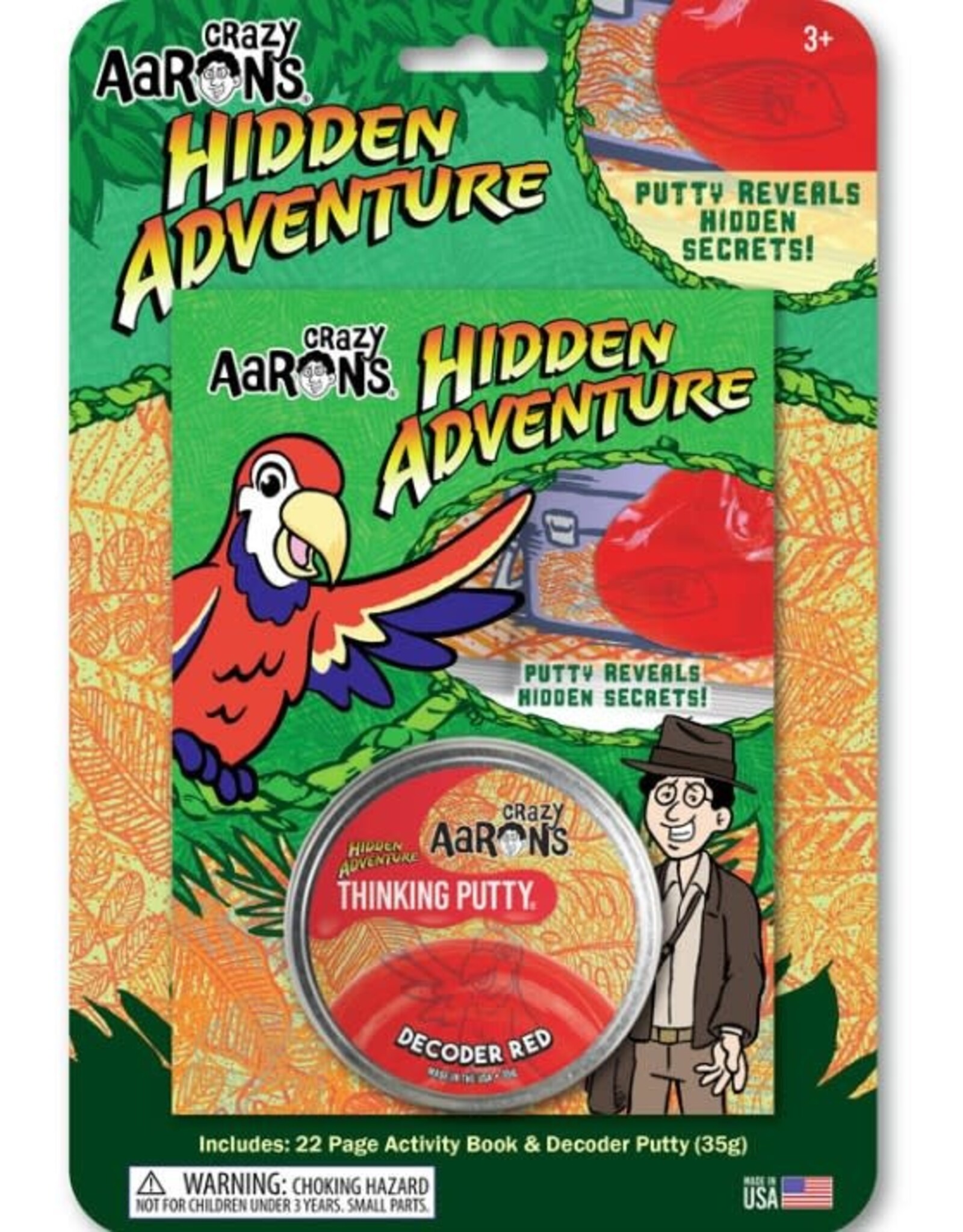 Crazy Aaron's Thinking Putty 2.75" Mini Tin - Hidden Adventure