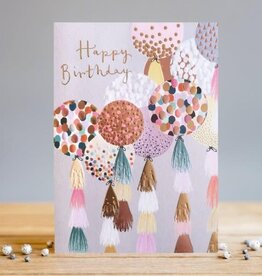 Incognito Apricot - Happy birthday - Balloons - Blank 5'' x 7''