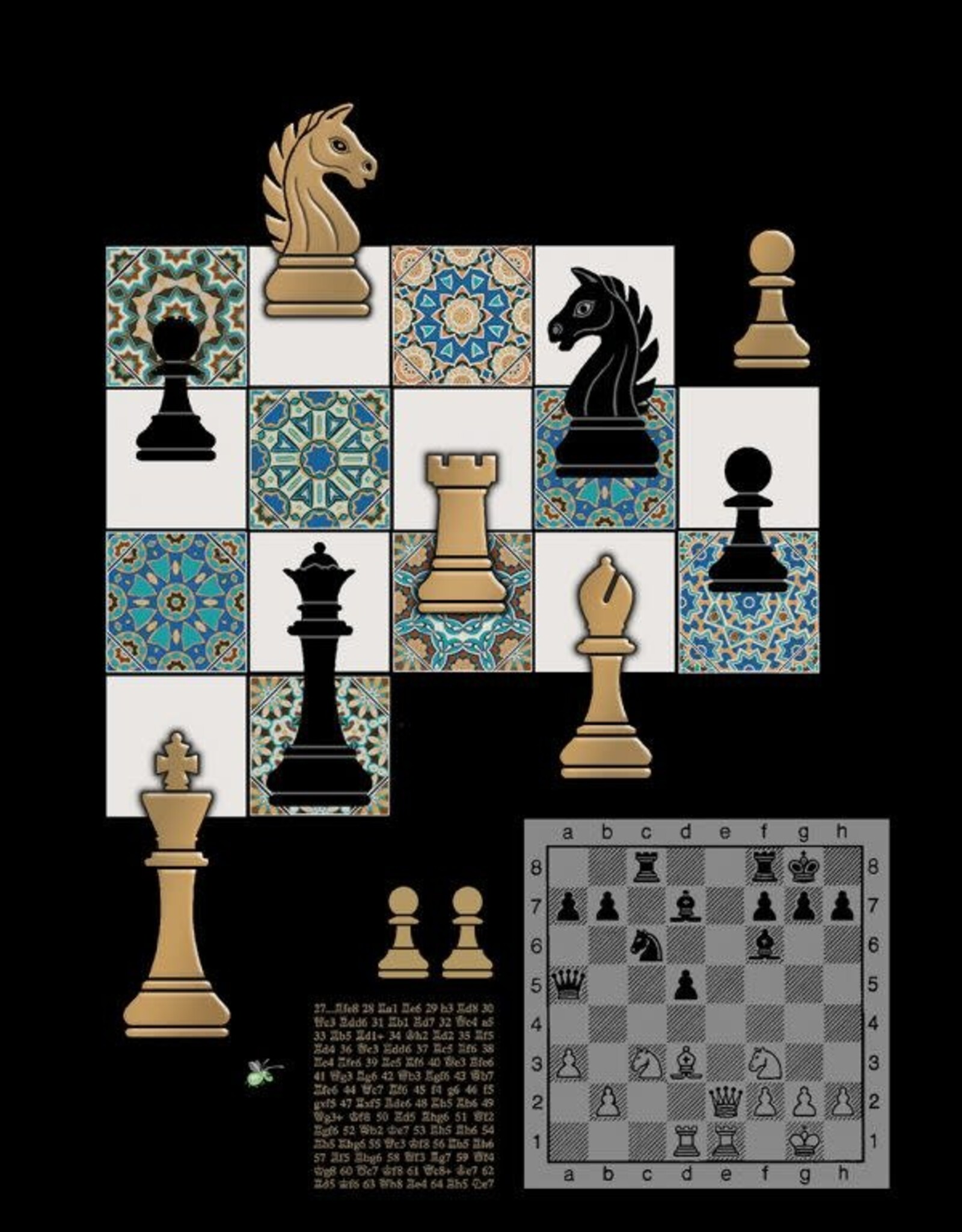 Bug Art Jewels - Blank - Chess 5” x 7”