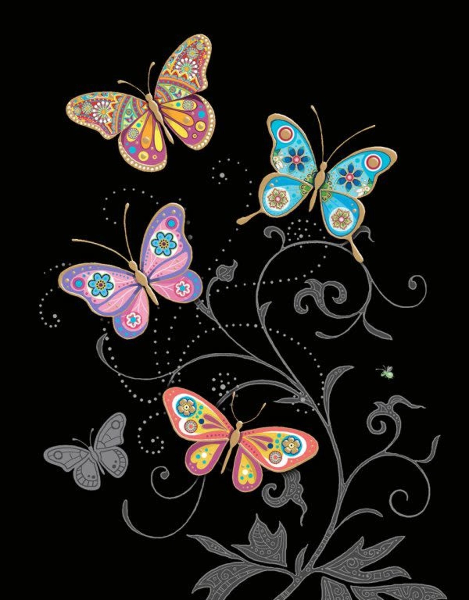 Bug Art Jewels - Blank - Butterfly Display 5” x 7”