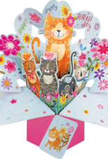 Incognito POP UP - HAPPY HAPPY BIRTHDAY - CATS (8.5" X 10")
