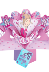 Incognito POP UP - GRANDDAUGHTER HAPPY BIRTHDAY - LITTLE GIRL (8.5" X 10")
