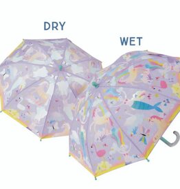 Floss & Rock Fantasy Transparent Colour Changing  Umbrella