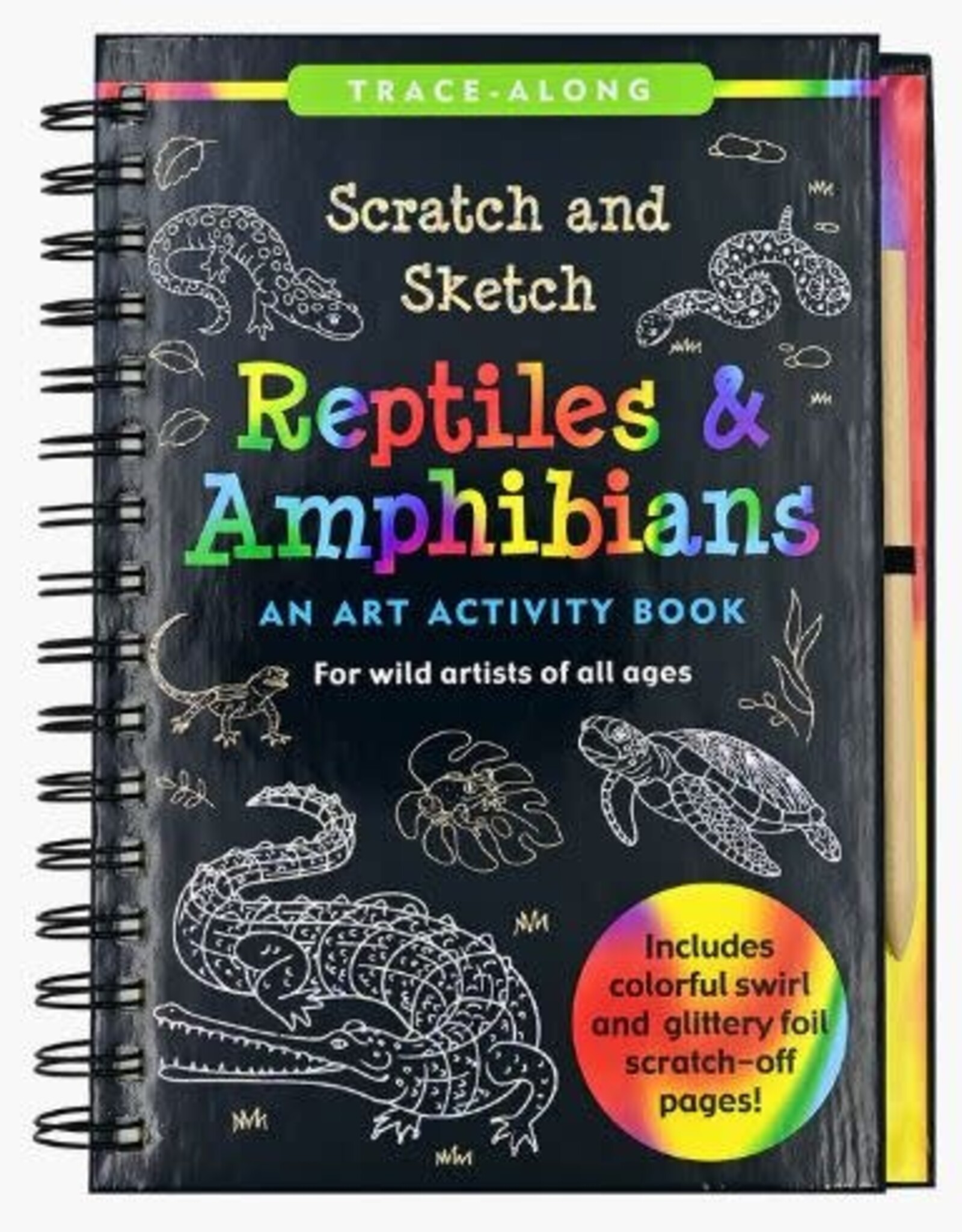Peter Pauper Press SCRATCH & SKETCH REPTILES & AMPHIBIANS TAL