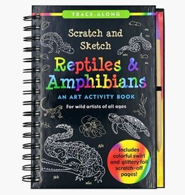 Peter Pauper Press REPTILES & AMPHIBIANS SCRATCH AND SKETCH