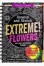 Peter Pauper Press SCRATCH & SKETCH EXTREME FLOWERS