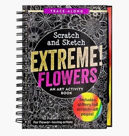 Peter Pauper Press SCRATCH & SKETCH EXTREME FLOWERS