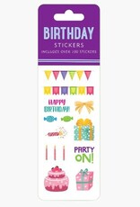 Peter Pauper Press STICKER SET BIRTHDAY
