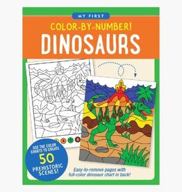 Peter Pauper Press COLOR-BY-NUMBER BK DINOSAURS