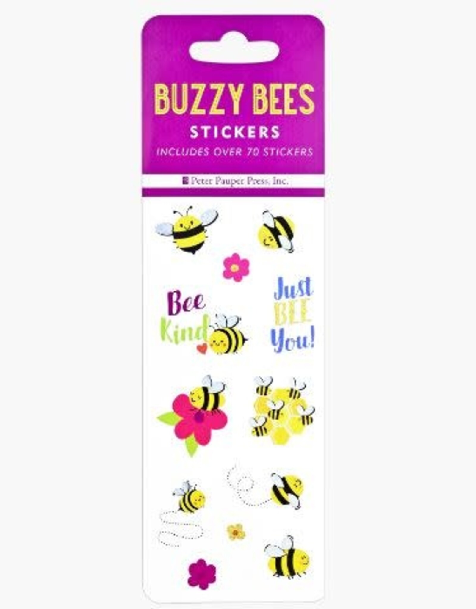 Peter Pauper Press BUZZY BEES STICKER SET