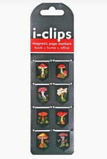 Peter Pauper Press MUSHROOMS I-CLIPS MAGNETIC PAGE MARKERS
