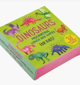 Peter Pauper Press DINOSAURS: FASCINATING LUNCH BOX NOTES FOR KIDS! (SET OF 50 CARDS)