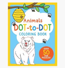 Peter Pauper Press ANIMALS DOT-TO-DOT COLORING BOOK