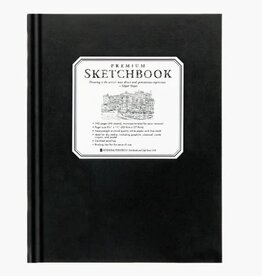 Peter Pauper Press LARGE BLACK PREMIUM SKETCHBOOK