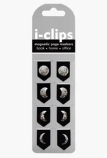 Peter Pauper Press MOON PHASES I-CLIPS MAGNETIC PAGE MARKERS