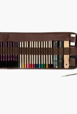 Peter Pauper Press Roll-Up Canvas Pencil Wrap
