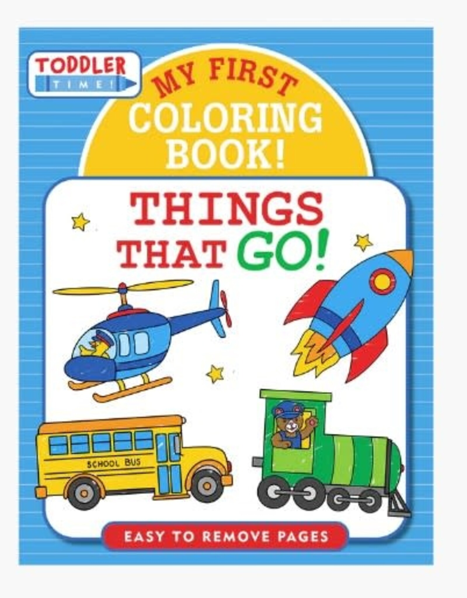 Peter Pauper Press MY FIRST COLORING BOOK! THINGS THAT GO!