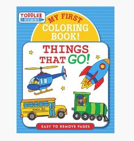 Peter Pauper Press MY FIRST COLORING BOOK! THINGS THAT GO!