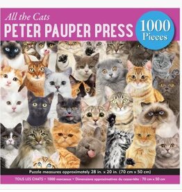 Peter Pauper Press PUZZLE ALL THE CATS 1000pc