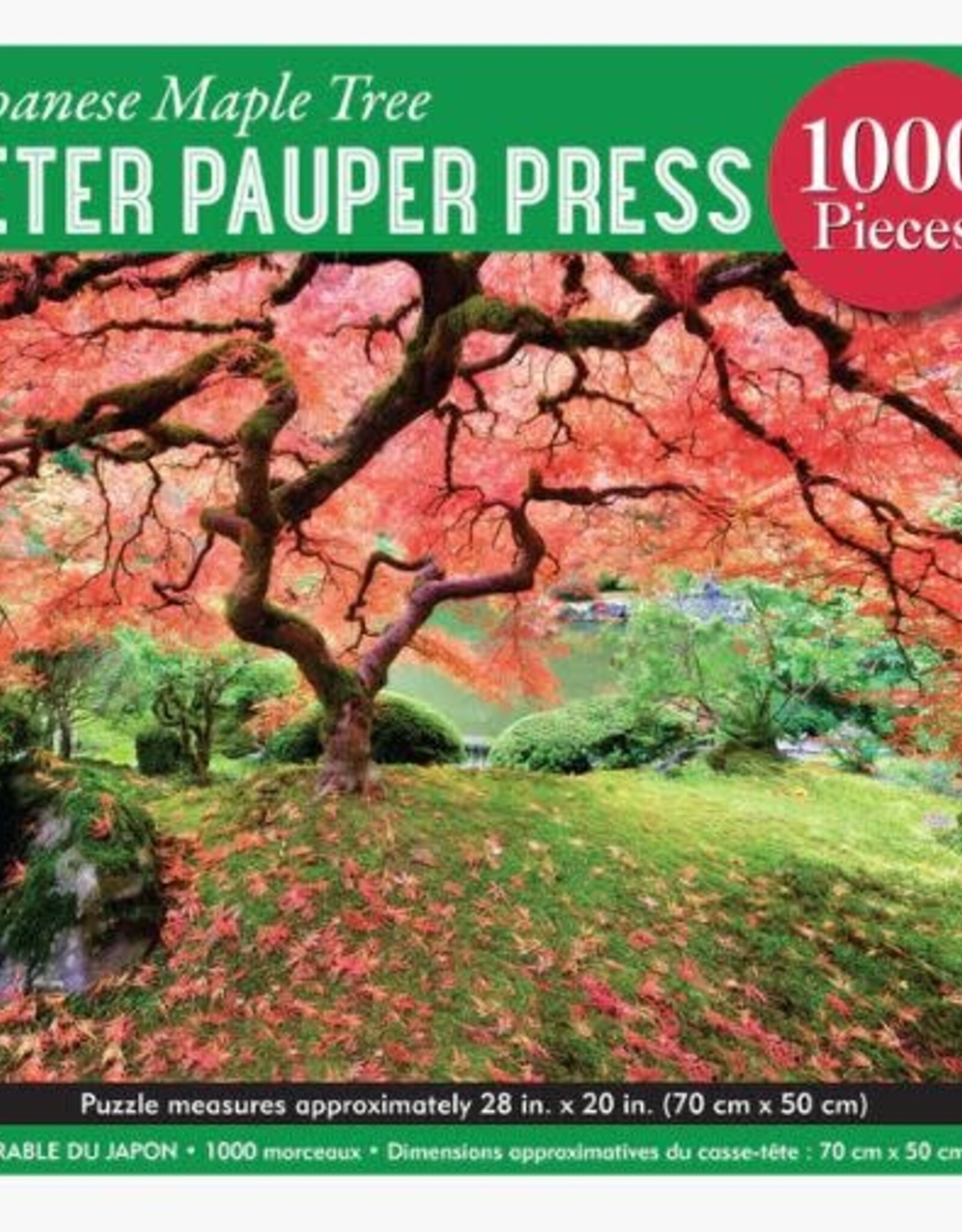 Peter Pauper Press JAPANESE MAPLE TREE 1000 PIECE JIGSAW PUZZLE