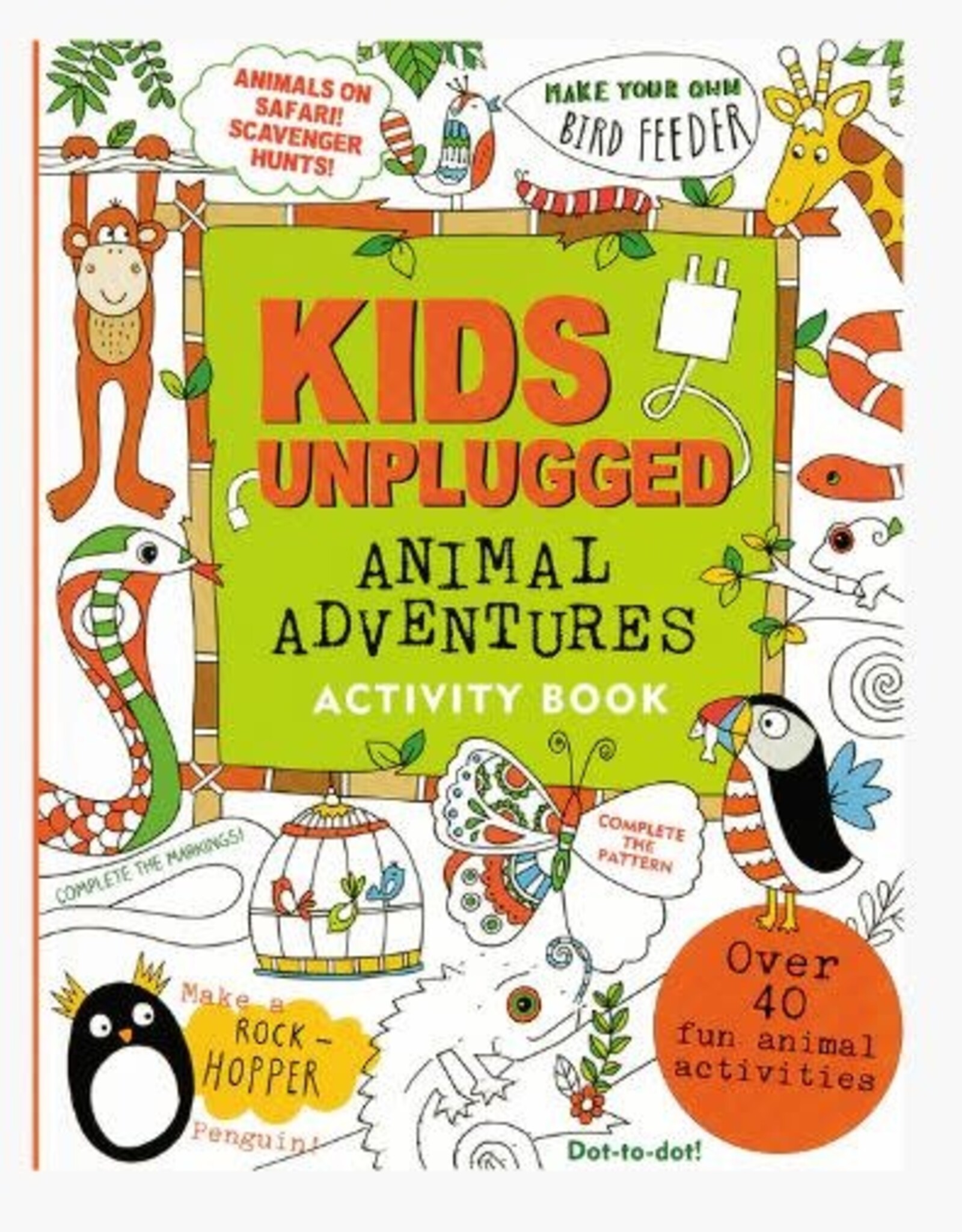 Peter Pauper Press KIDS UNPLUGGED- ANIMAL ADVENTURES ACTIVITY BOOK