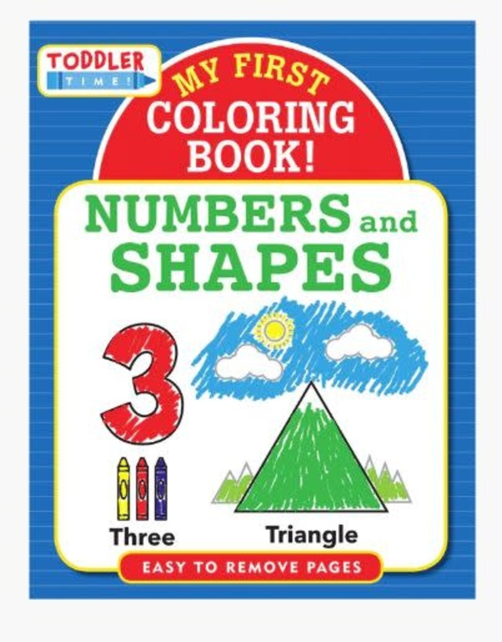 Peter Pauper Press MY FIRST COLORING BOOK! NUMBERS AND SHAPES