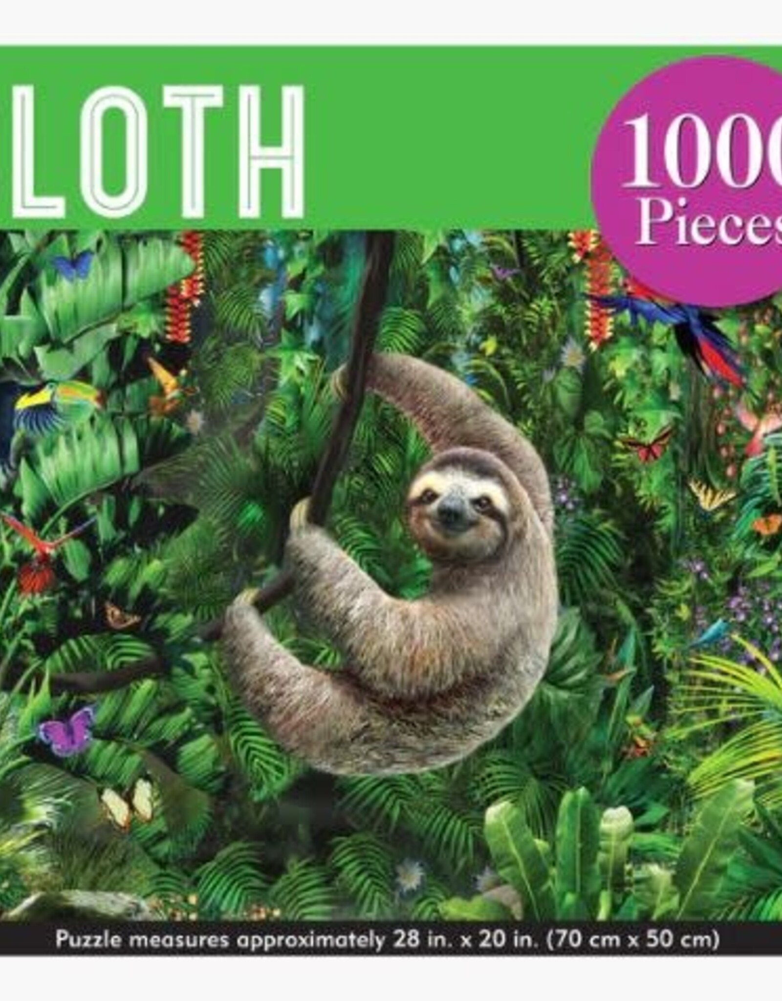 Peter Pauper Press SLOTH 1000 PIECE JIGSAW PUZZLE