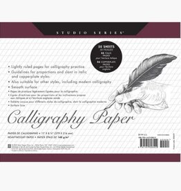 Peter Pauper Press STUDIO SERIES CALLIGRAPHY PAPER PAD