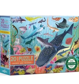 eeBoo SHARKS AND FRIENDS 20 PC