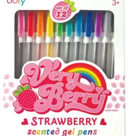 OOLY VERY BERRY SCENTED GEL PENS - SET OF 12