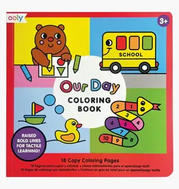 OOLY OUR DAY COPY COLORING BOOK (7.8" X 7.8")