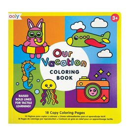 OOLY OUR VACATION COPY COLORING BOOK (7.8" X 7.8")