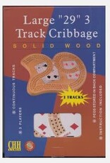 CHH Games Cribbage Board Large 29 - 3 Natural Color Track