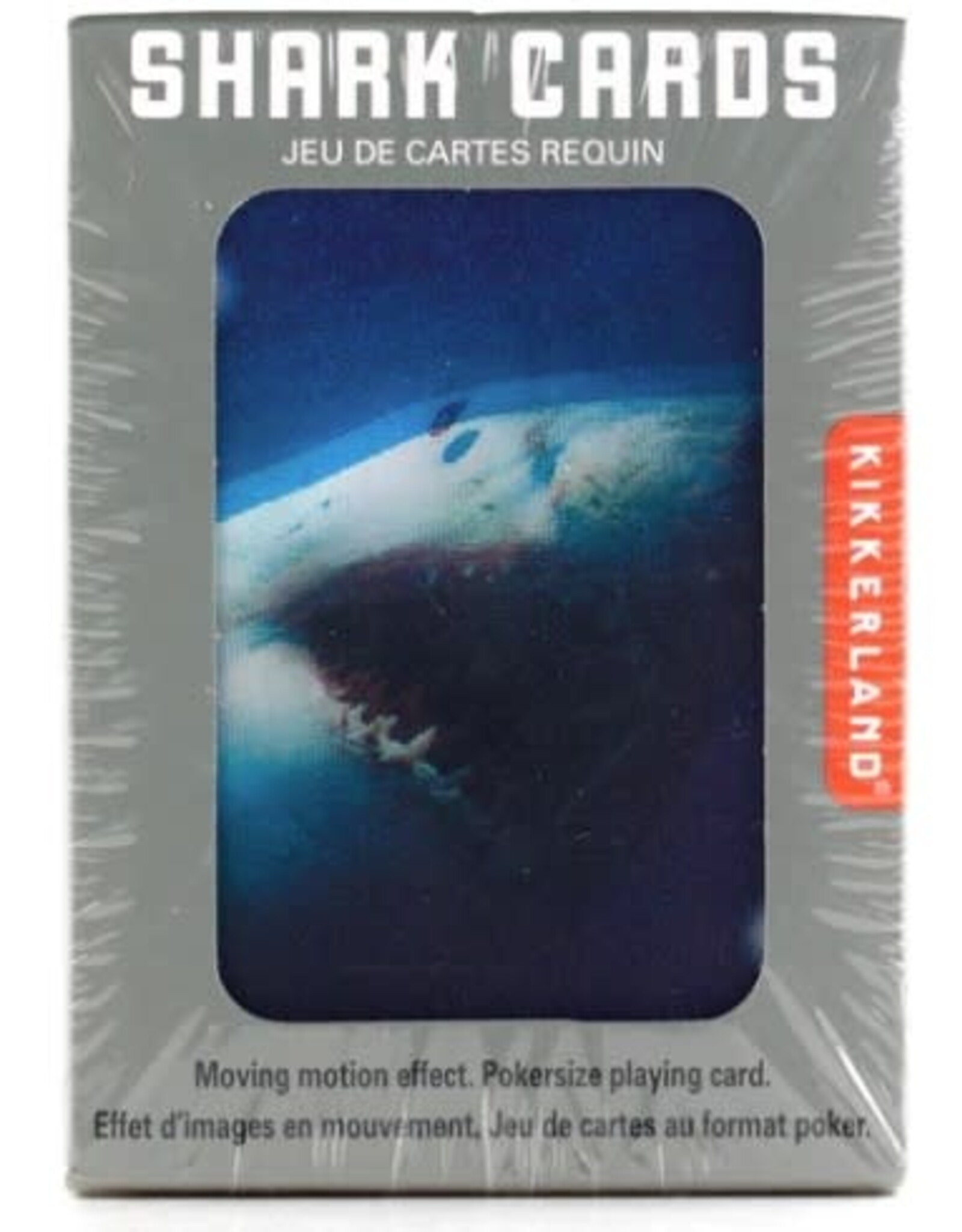 Kikkerland Shark 3D Playing Cards