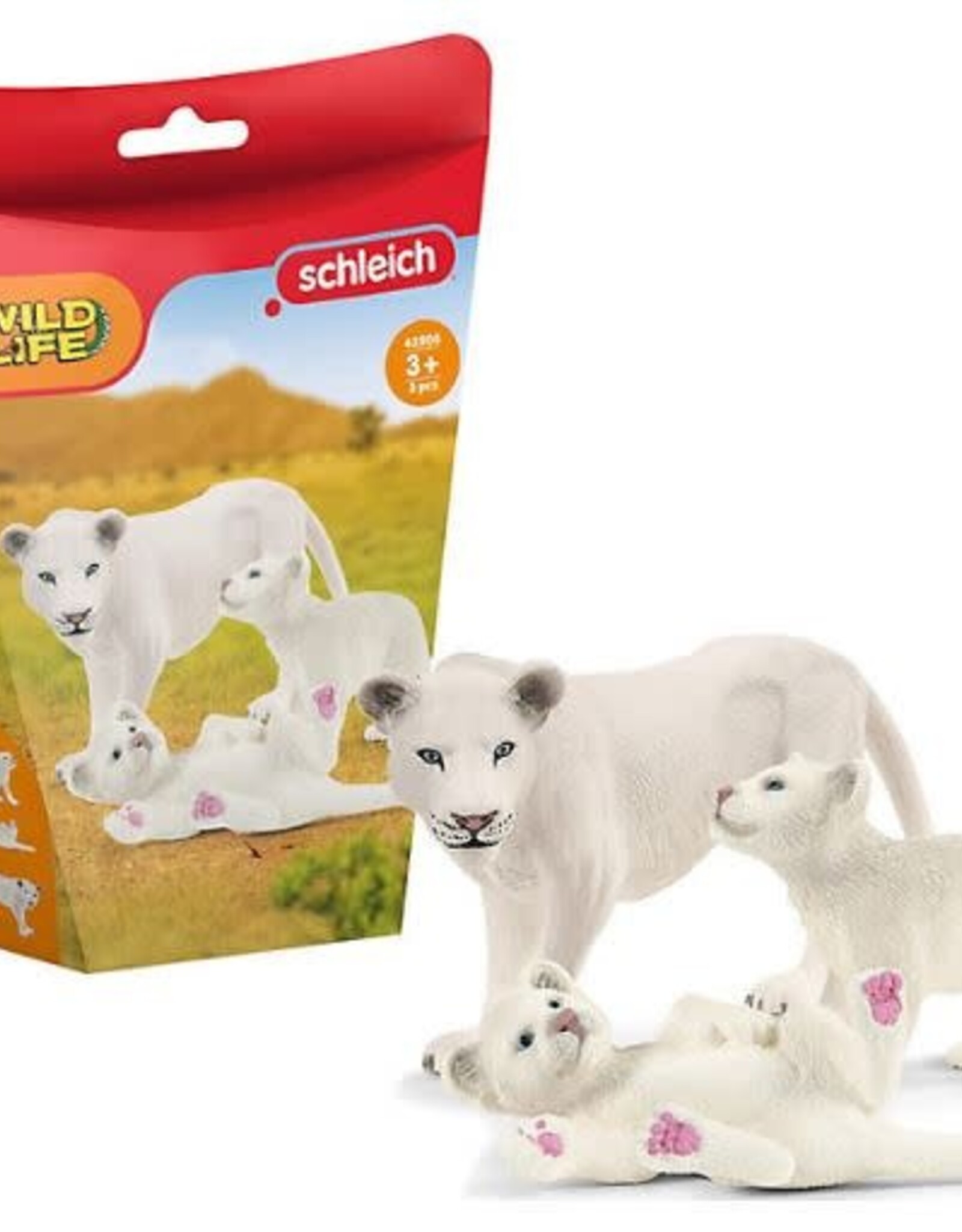 Schleich Lion Mother with Cubs 42505