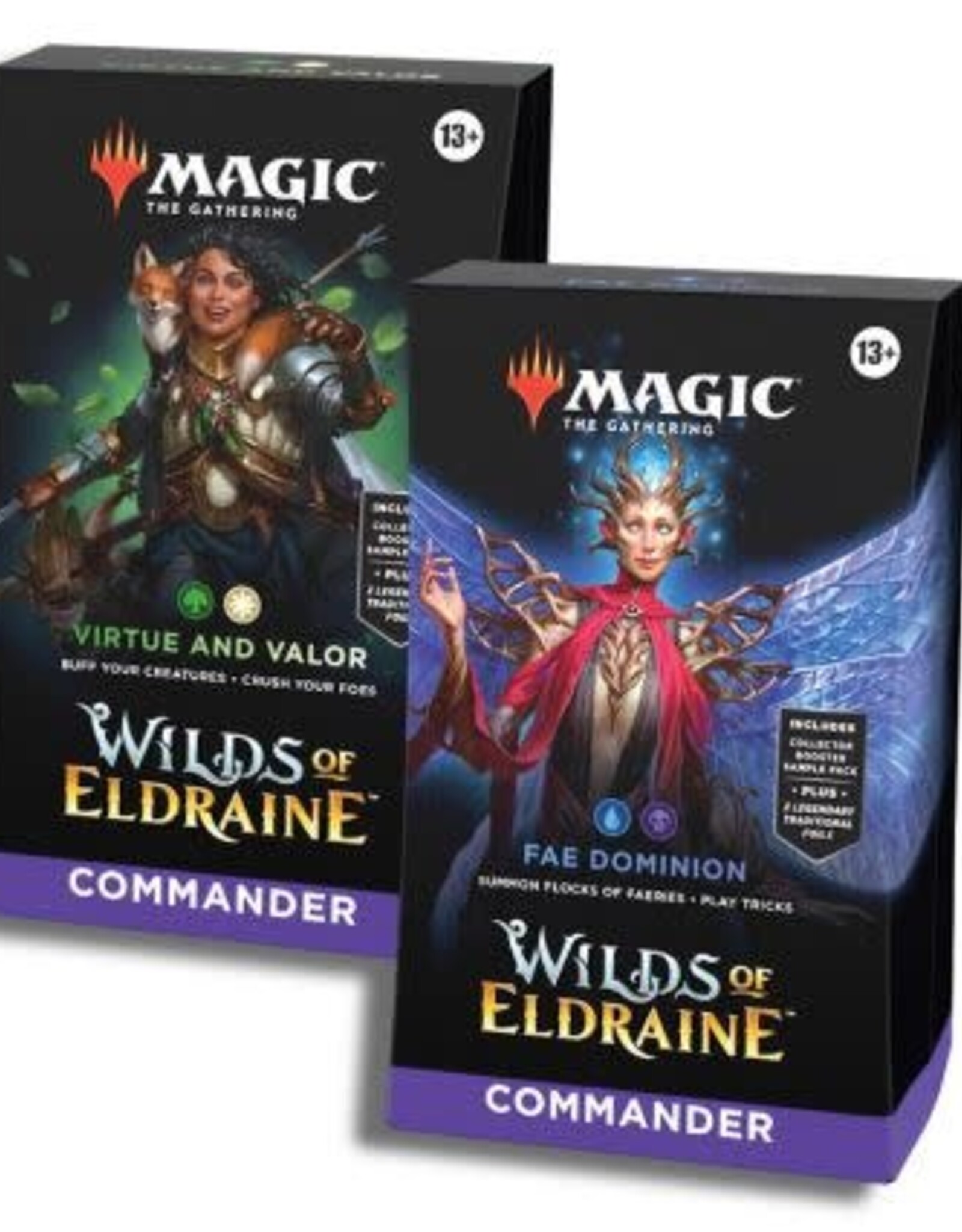 Magic the Gathering MTG Wilds of Eldraine Commander Asst.