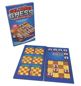 Think Fun Solitaire Chess Magnetic Travel Puzzle EN