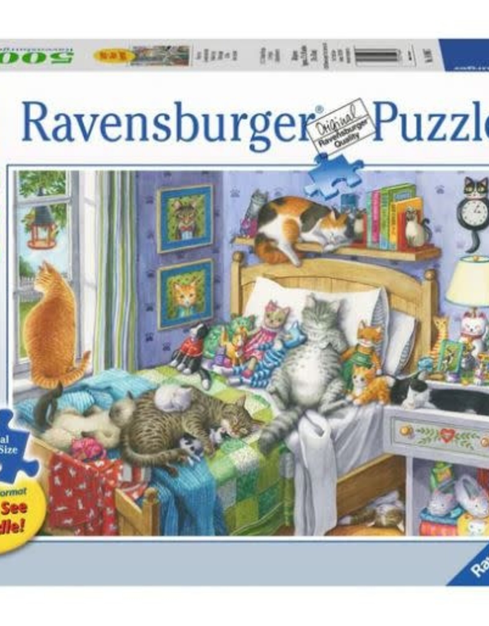 Ravensburger Cat Nap 500pc Large FormatRAV14966