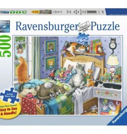 Ravensburger Cat Nap 500pc Large FormatRAV14966
