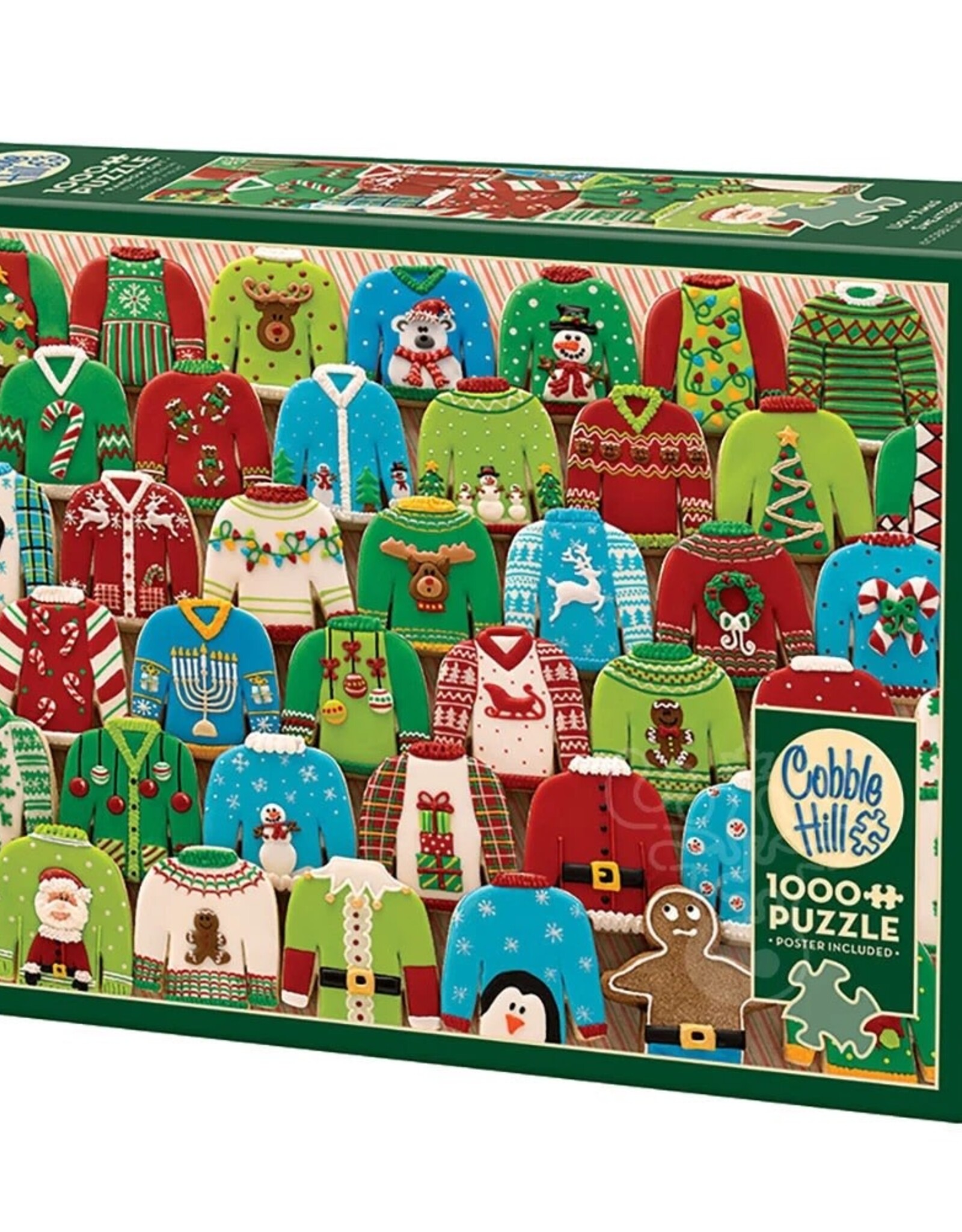 Cobble Hill Ugly Xmas Sweaters 1000pc
