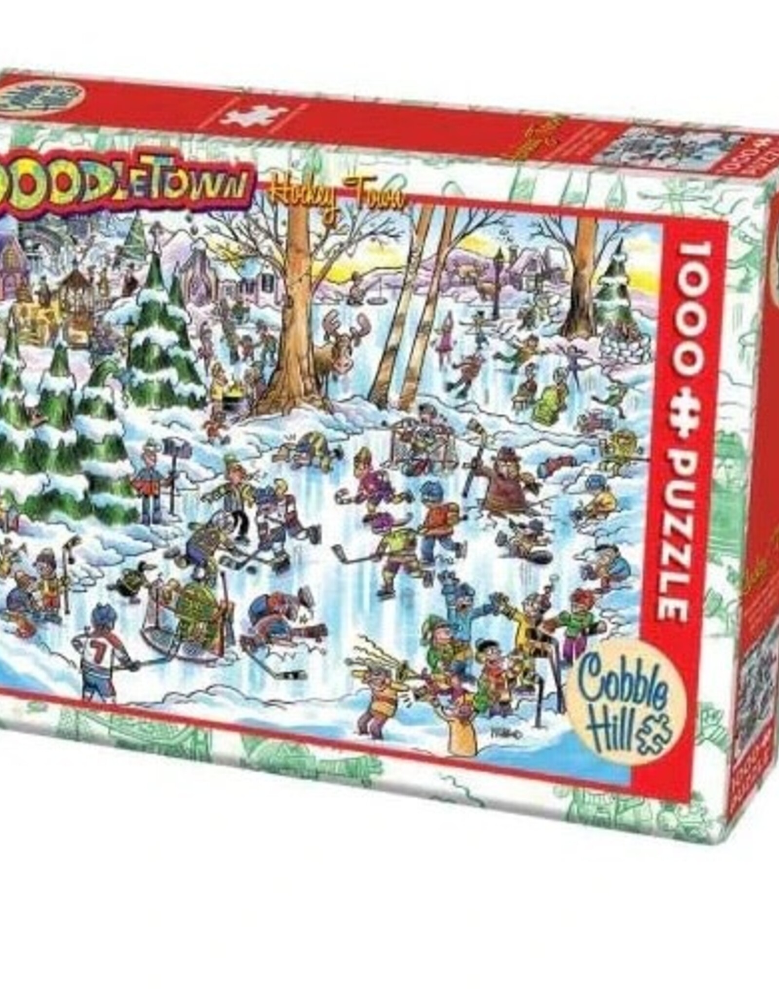 Cobble Hill DoodleTown - Hockey Town 1000pc