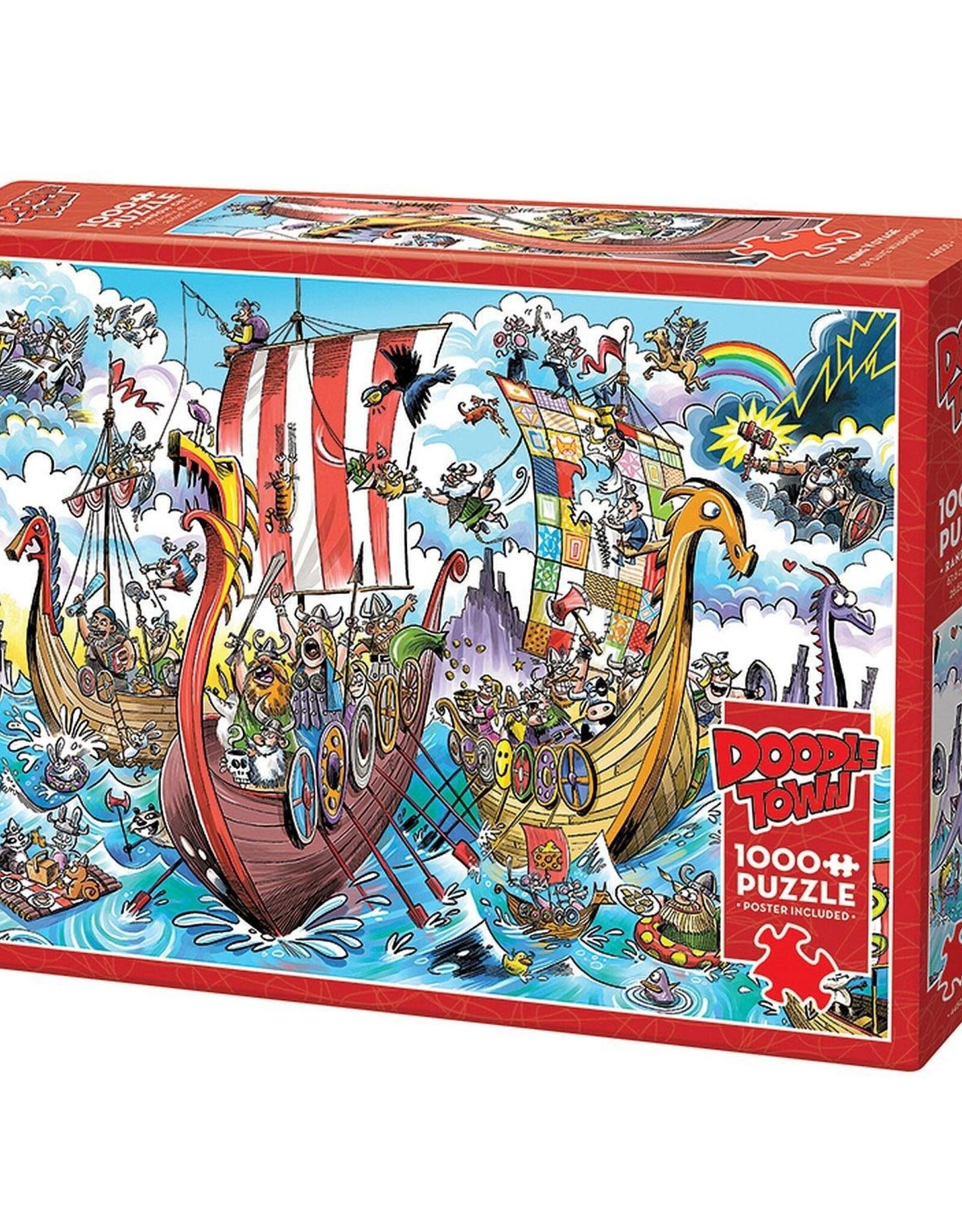 Cobble Hill DoodleTown - Viking Voyage 1000pc