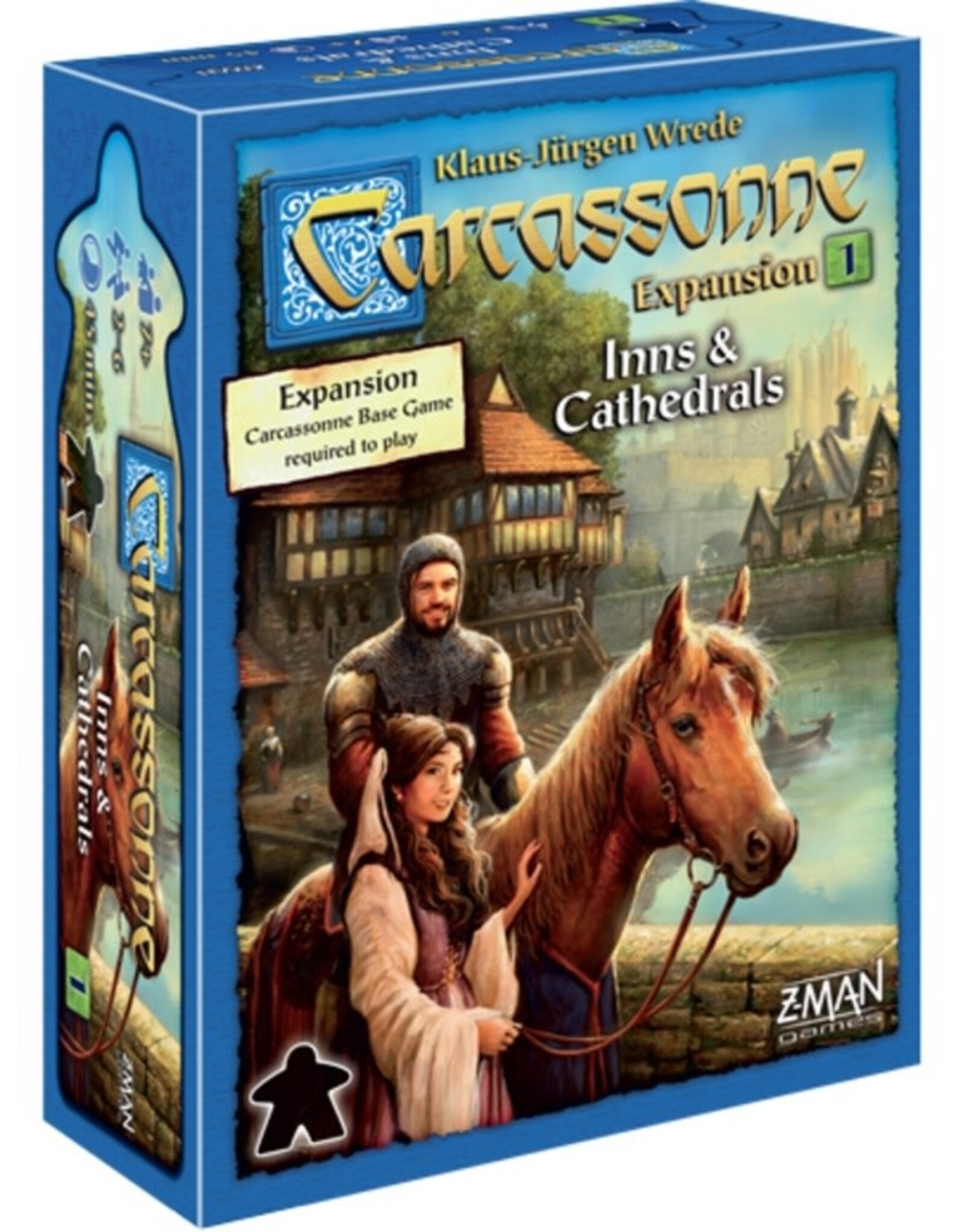 Z-Man Games Carcassonne - Expansion #1 Inns & Cathedrals